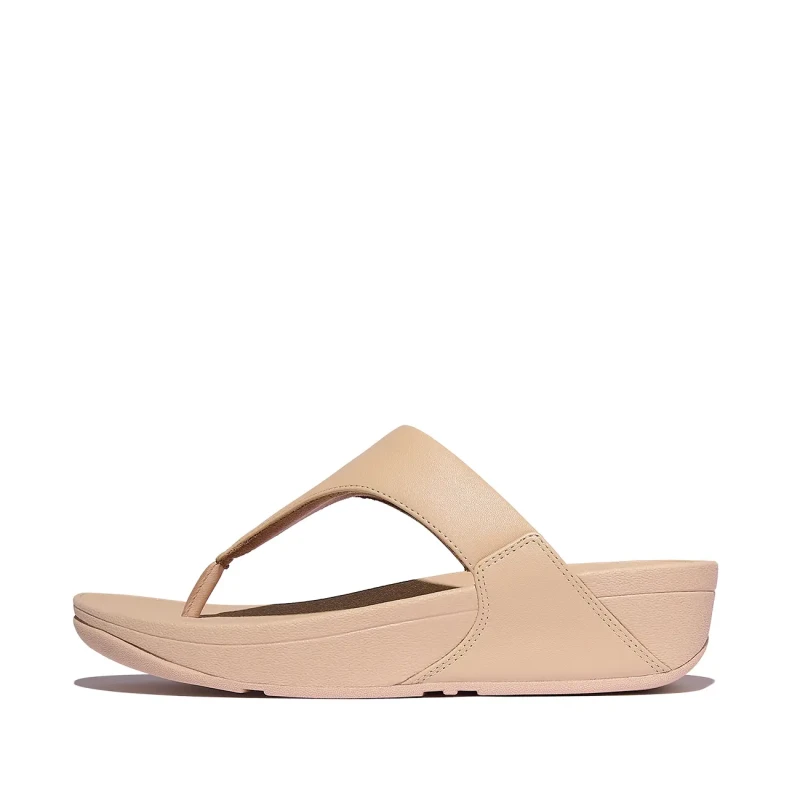 Image of FitFlop Womens sandals FitFlop Lulu Toepost Beige Female 40