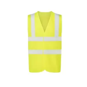 Image of Ultimate Clothing Collection Unisex UCC4 Adult Hi-Vis Vest (3XL) (Yellow)