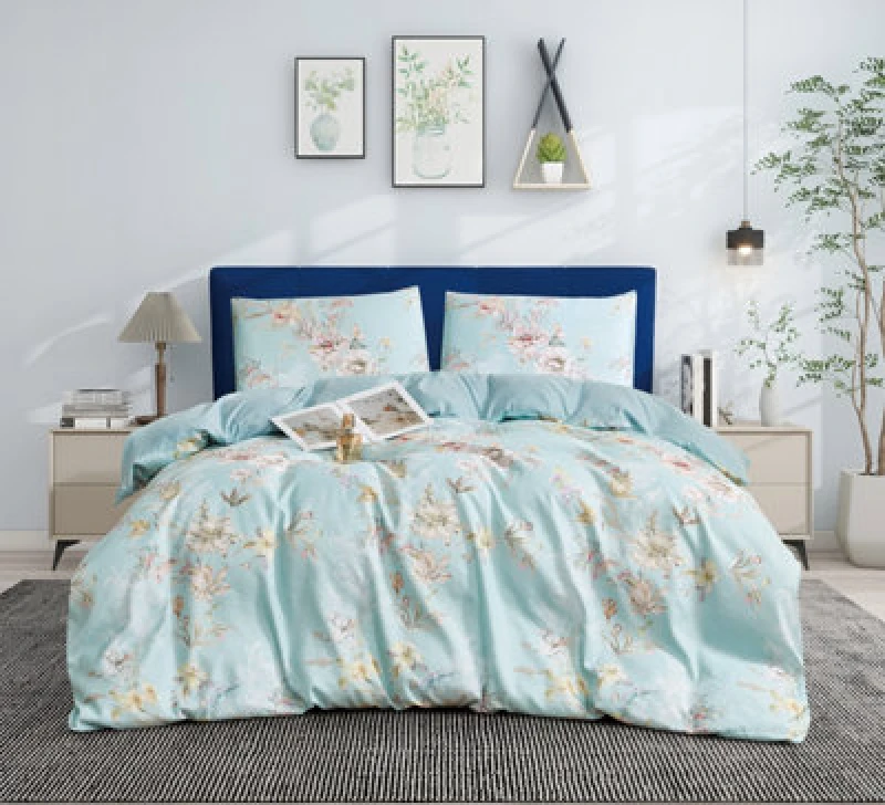 Image of Ezysleep Ezysleep Savannah Floral Printed Duvet Set Size: Double Multi Double Unisex 0721545366054