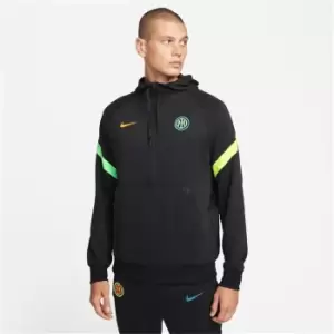 Image of Nike Inter Milan Travel Hoodie Mens - Black