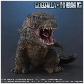 image of X-Plus DefoReal Series Godzilla Vs. Kong Soft Vinyl Figure - Godzilla (2021)