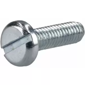 Image of R-tech - 337012 Slotted Pan Head Machine Screws bzp M3 10mm - Pack Of 100