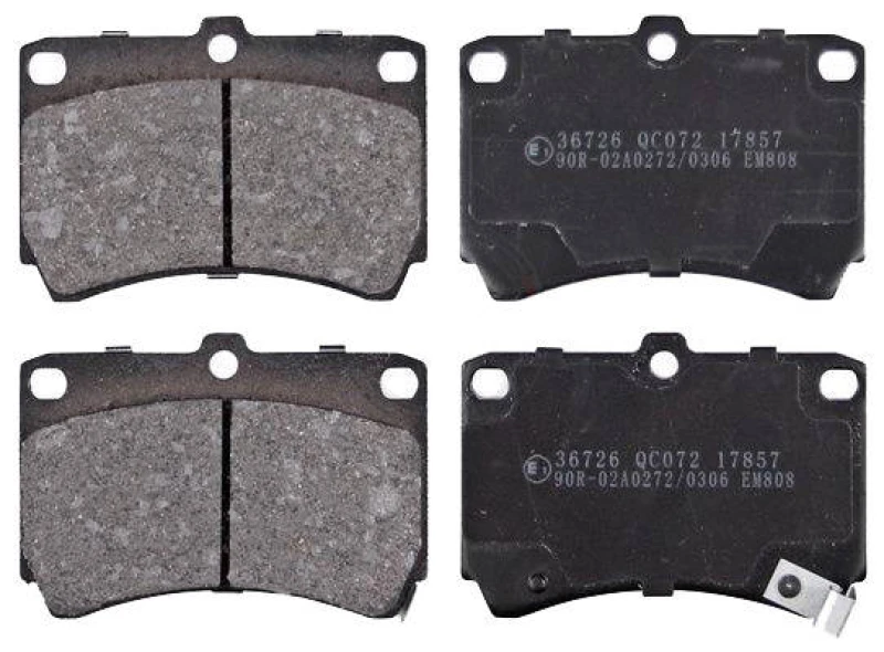 Image of A.B.S. 36726 Brake pad set with acoustic wear warning Brake Pad Set,disc brake (402)