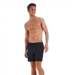 Image of Speedo Mens Solid Leisure Shorts Large Navy