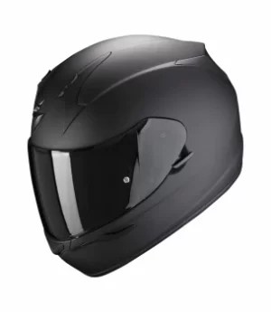 image of Scorpion Exo-390 Plain Full Face Motorcycle Helmet Matt Black