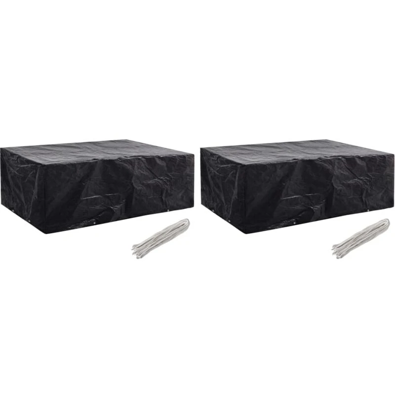 Image of VIDAXL Vidaxl - Garden Furniture Covers 2 pcs 8 Eyelets 242x162x100cm 8719883809571