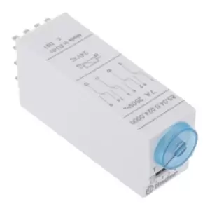 Image of Finder 4PDT Multi Function Timer Relay, 24V ac/dc 0.05 100 s, 3 100 min, 5 100h, Plug In