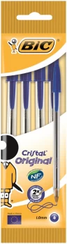 Image of Bic Blue Cristal Medium Ballpoint Pen Pack of 40 8308601