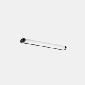 Image of Toi LED Bathroom Over Mirror Light Medium Black IP44 13.4W 3000K