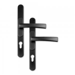 Image of Adjustable PZ Weather-Resistant uPVC and Composite Door Handles 290mm 260mm fixings