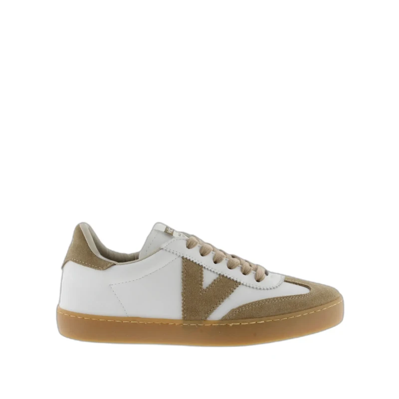 Image of Victoria Leather and suede effect sneakers Victoria Berlin Ciclista Beige Unisex 37
