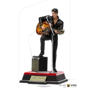 Image of Elvis Presley Deluxe Art Scale Statue 1/10 Comeback Special 23cm