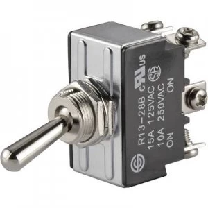 Image of SCI R13 28B 06 Toggle switch 250 V AC 10 A 2 x OnOn latch