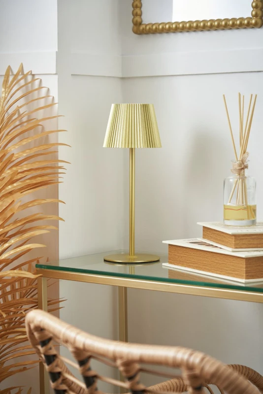 Image of BHS BHS Rechargeable LED Table Lamp - Gold