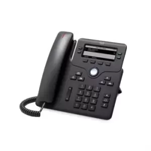 image of Cisco 6851 IP phone Black 4 lines WiFi