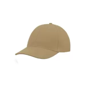 Image of Atlantis Liberty Six Brushed Cotton 6 Panel Cap (One Size) (Khaki)