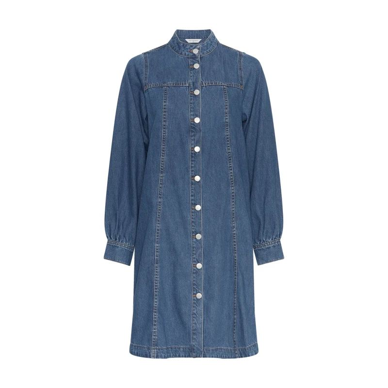 Image of moss copenhagen Womens dress Moss Copenhagen MSCHRylan Elena Bleu Female M/L