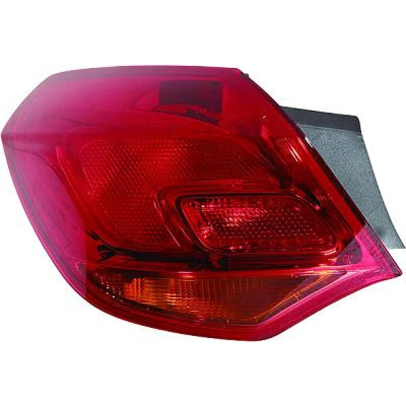 Image of DIEDERICHS 1807091 Rear light Outer section, without bulb holder, Left Combination Rearlight (391)