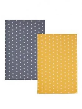 Image of Ulster Weavers Ulster Weavers Bees Cotton Tea Towels ; Set Of 2