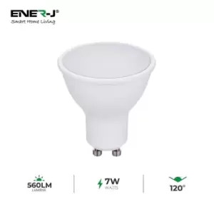 ENER-J 7W GU10 Plastic Body Smd LED 560 Lm 3000K (pack Of 10)