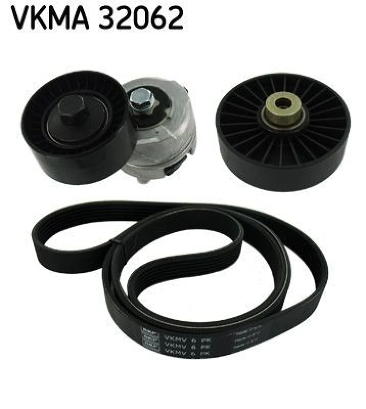 Image of SKF V-Ribbed Belt Set SKF VKMA 32062