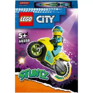 LEGO City: Stuntz Cyber Stunt Bike Action Toy Motorbike (60358)