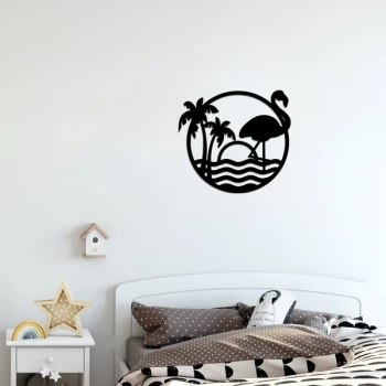 Image of Holiday - Black Decorative Metal Wall Accessory