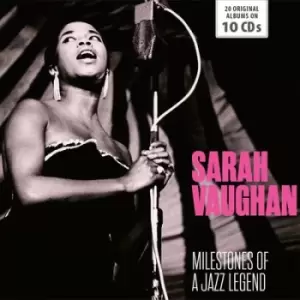 Image of Milestones of a Jazz Legend by Sarah Vaughan CD Album
