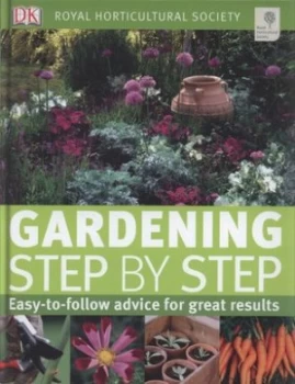 Image of Gardening Step by Step by Dk Hardback