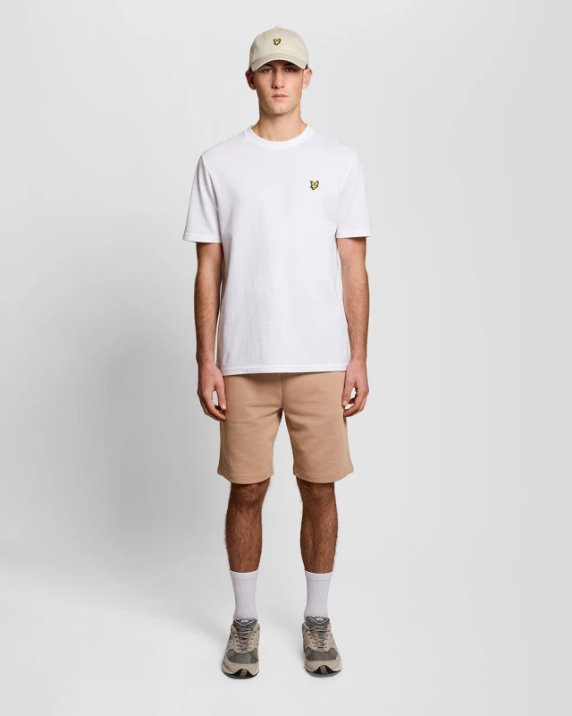 Image of Lyle & Scott Mens Cotton Sweat Shorts in Brown