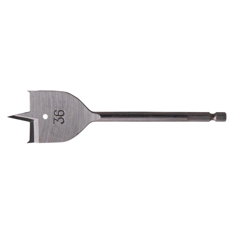 Image of Makita 1/4" Hex Shank Flat Wood Drill Bit E-17348 Diameter: 36mm
