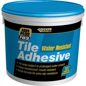 image of Everbuild Water Resistant Tile Adhesive 10l