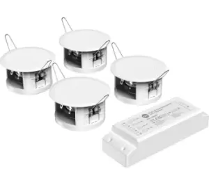 Image of I STAR 12322PI Bluetooth Ceiling Speaker Kit - 4 Speakers, White