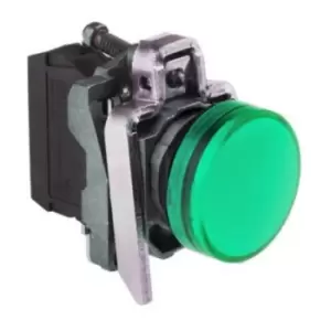 Image of XB4BVG3, Pilot Lite 110VAC Green LED