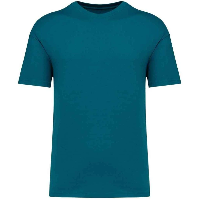 Image of Native Spirit Mens Oversized T-Shirt in Bottle Green Size: Large Bottle Green Male L