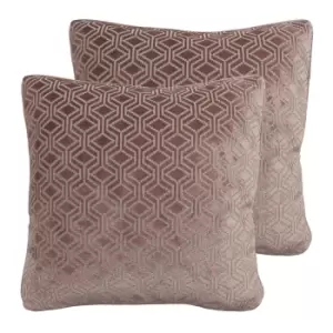 image of Avenue Twin Pack Polyester Filled Cushions