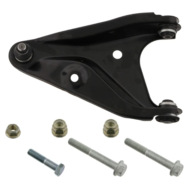 Image of FEBI BILSTEIN 40253 Suspension arm Control Arm, Sheet Steel, Lower, with fastening/mounting material Sheet Steel Track Control Arm (273)