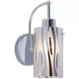 Italux Triplet - Modern Wall Lamp Chrome 1 Light , E27