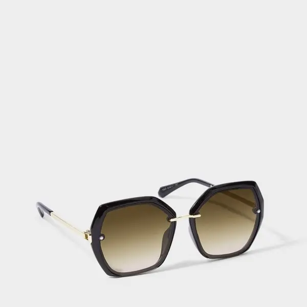 image of Katie Loxton Milan Sunglasses in Black KLSG034 Size: Women&gt;