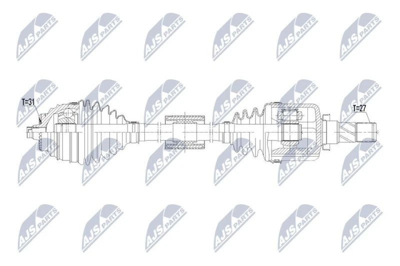 Image of NTY Drive shaft NTY NPW-BM-255