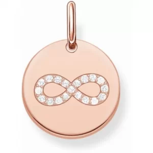 Image of Ladies Thomas Sabo Sterling Silver Pendant Charm