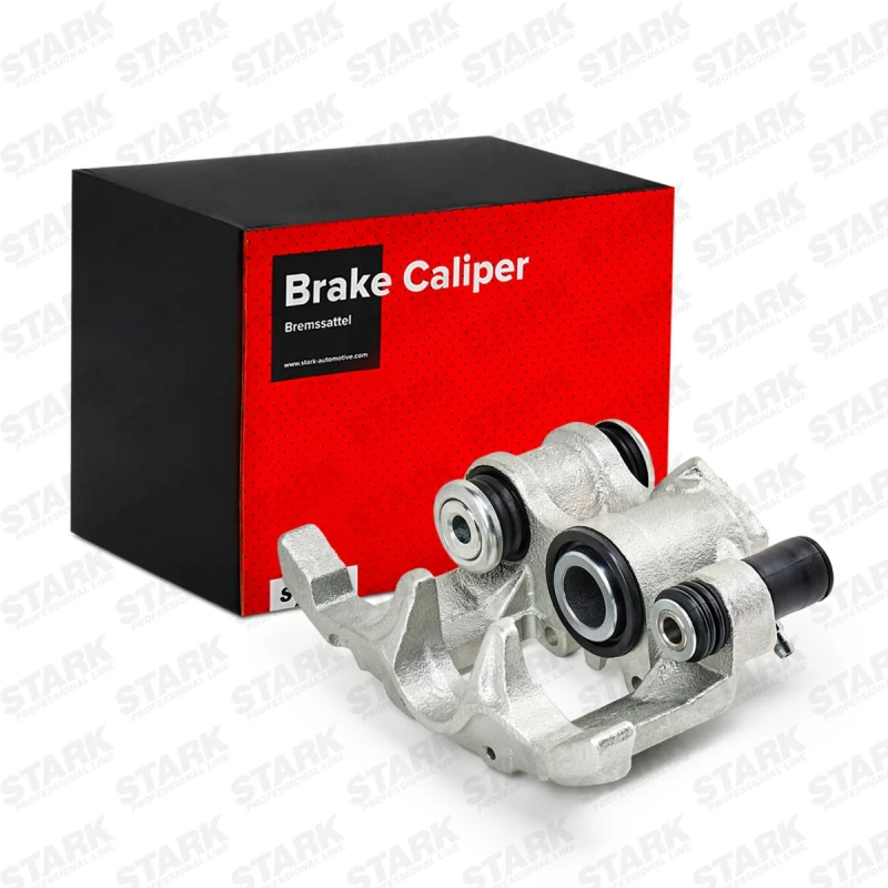 Image of STARK SKBC-0460215 Brake caliper Rear Axle, without holder Cast Iron Brake Caliper (78)