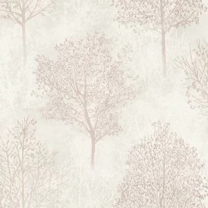 Image of Arthouse Wonderland Trees Wallpaper - Natural