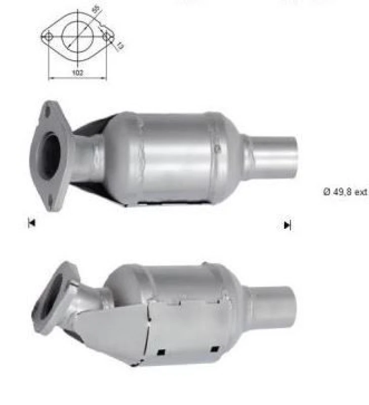 Image of Catalytic converter VEGAZ HUK-996
