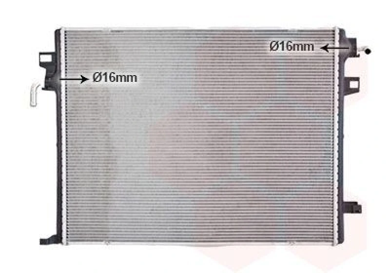 Image of VAN WEZEL Intercooler VAN WEZEL 59014708