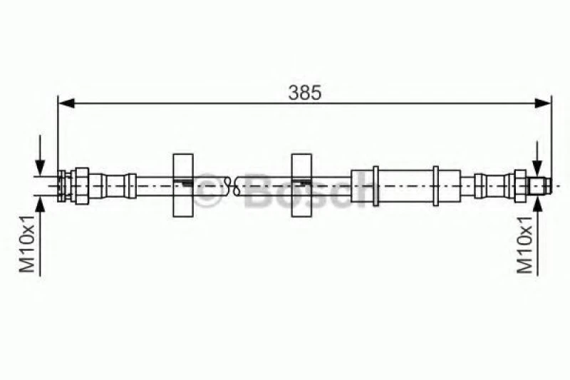 Image of Brake hose Bosch 1 987 476 460