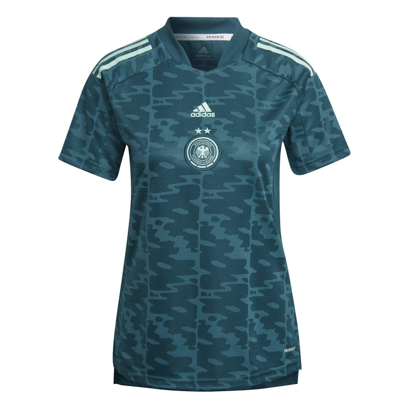 Image of adidas Germany Away Kit 2022 Womens - Green Green 2XS