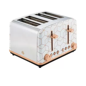 Image of Swan Tribeca ST42020WHTN 4 Slice Toaster