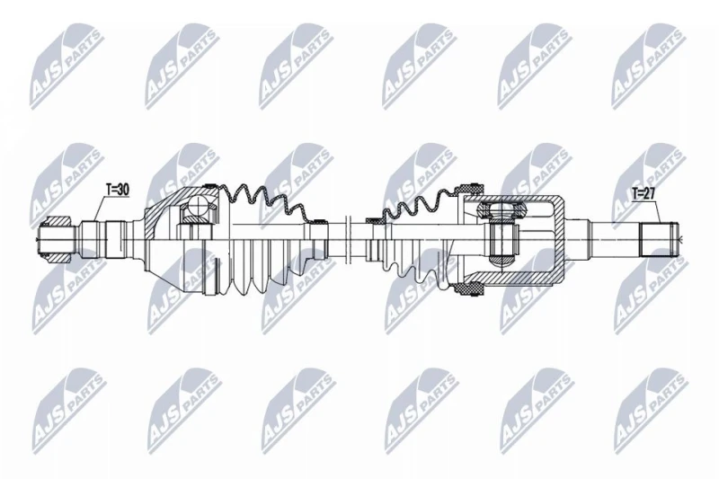 Image of NTY Drive shaft NTY NPW-PL-167