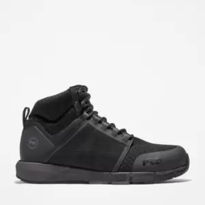 Image of Timberland Radius Alloy-toe Work Boot For Men In Black Black, Size 10.5